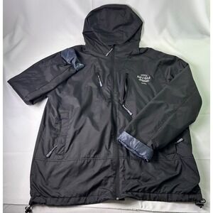 Hard Rock Hotel & Casino Seminole Tampa Mens Size 2XL Waterproof‎ Hooded Jacket